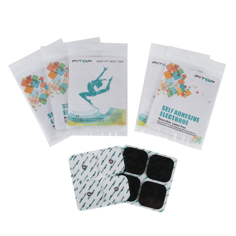 [Australia] - FITOP TENS Replacement Pads 20pcs Universal 3.5mm Snap Electrodes Size 2x2 