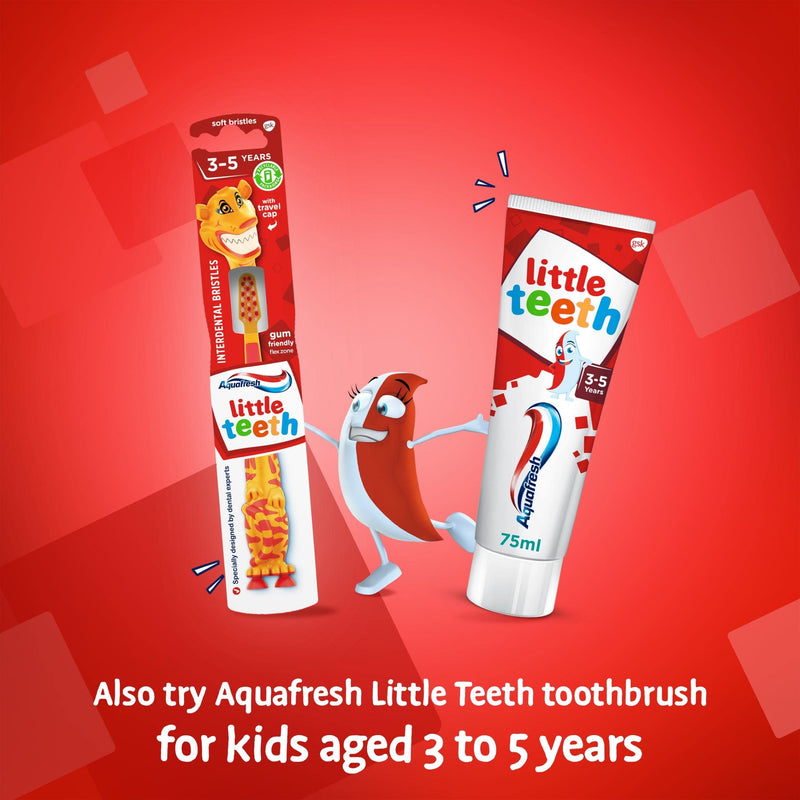 [Australia] - Aquafresh Kids Toothpaste, 3-5 years, Little Teeth, 75 ml (Pack of 1) Little Teeth 75ml 