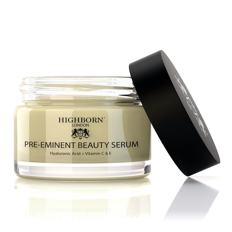 [Australia] - HighBorn London Pre-Eminent Beauty Serum - Advanced Face Serum w/ Hyaluronic Acid, Plant Collagen, Vitamin A Retinol, Vitamin C, Argan Oil & Arnica 