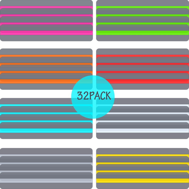 [Australia] - Guided Reading Strips Highlight Strips Colored Overlay Highlight Bookmarks Help with Dyslexia for Crystal Children and Teacher Supply Assistant (18) 18 