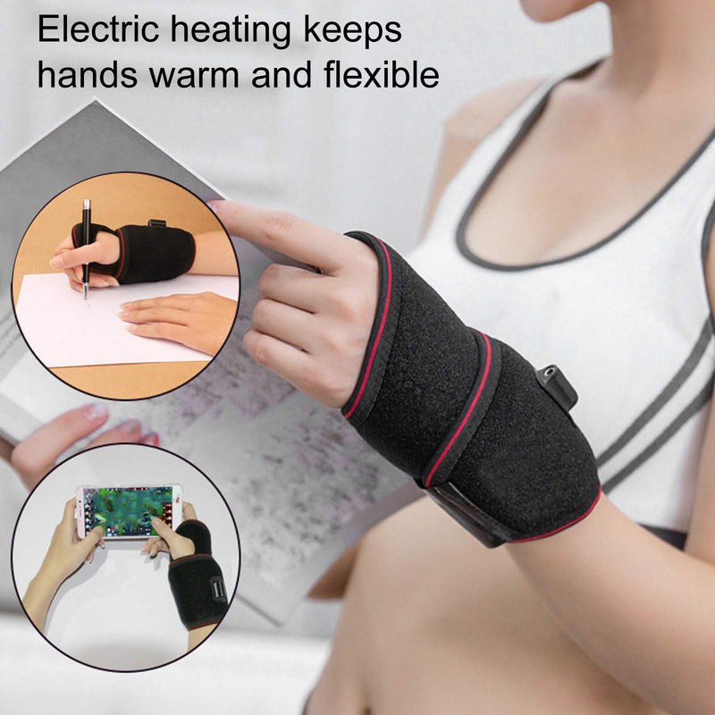 [Australia] - Heating Wrist Brace Wrist Hand Support 3 Gears Temperature Heat Wrist Brace, Heating Wrist Brace Pain Relief Wrist Brace for Carpal Tunnel Pain 