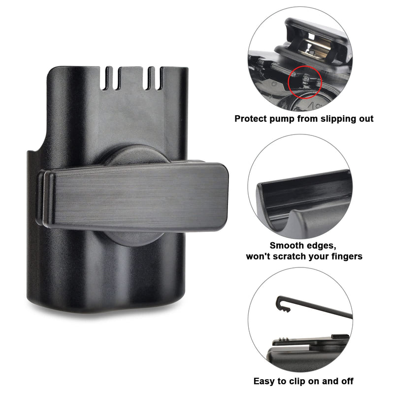 [Australia] - iGuerburn 360° Rotating Pump Case for Medtronic MiniMed 670G 770G 630G 640G 780G Pumps, MiniMed Insulin Swivel Pump Belt Clip for Diabetic (Black) Black 