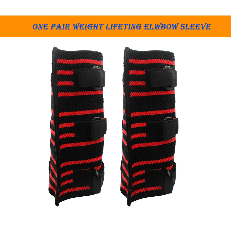 [Australia] - Laxmedi Elbow Sleeves Weight Lifting, Pair of Compression Elbow Brace Support Strong Powerlifting Sleeve Strap for Protect Arms Tricep Tendonitis Workout Strongman Gym(X-Large) X-Large 