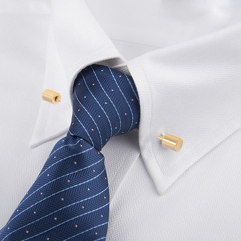 [Australia] - OBONNIE 3PCS Men's Collar Bar Pins Shirts Tie Pins Necktie Cravat Pin Collar Brooch with Gift Box 