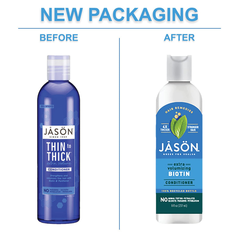 [Australia] - Jason Conditioner, Thin to Thick Extra Volume, 8 Oz 8 Fl Oz (Pack of 1) 