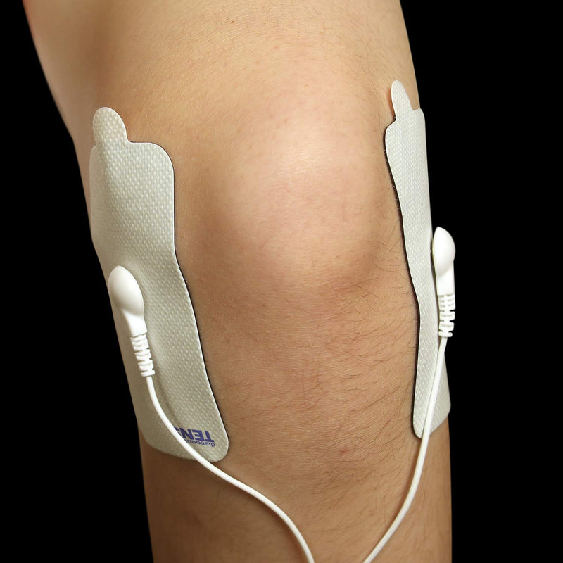 [Australia] - TENS Electrodes, Premium Quality XL Replacement Pads for TENS Units, 20 Pairs of Snap TENS Unit Electrodes (40 TENS Unit Pads), 2 inch x 4 inch, Discount TENS Brand 20 Pair (40 Pads) 