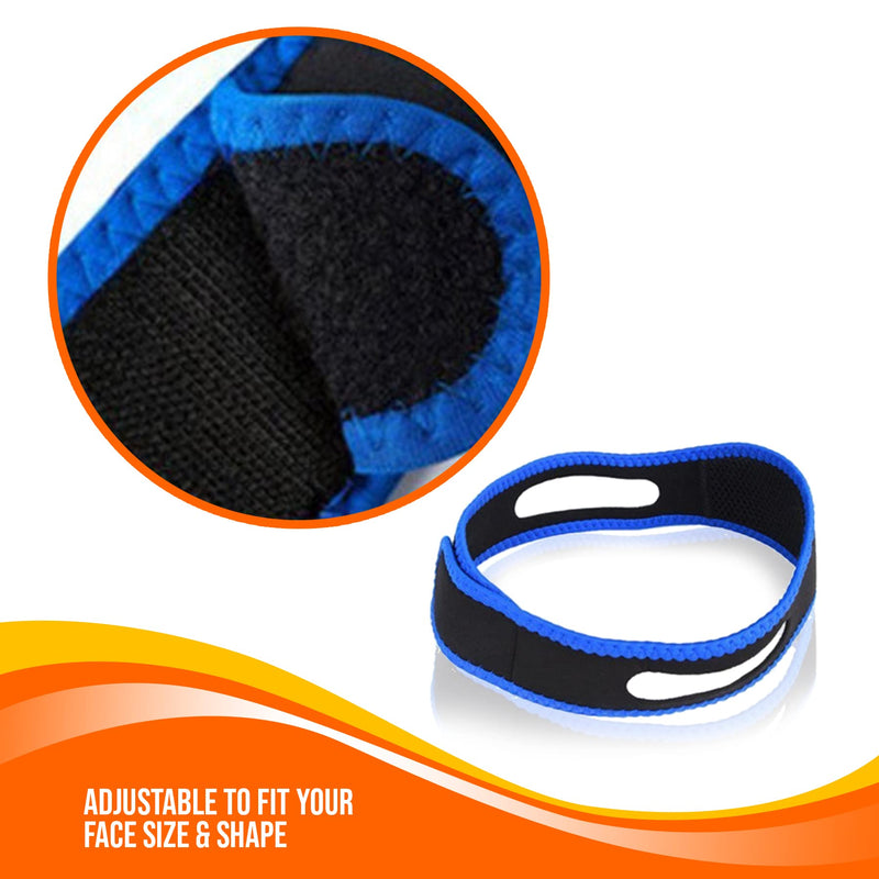 [Australia] - Anti Snoring Chin Strap - Sleeping Aids for Snoring Prevention & Effective Breathing - for Men & Women - Skin Friendly & Breathable Snoring Device for Sleeping – by Mobi Lock (Basic) BASIC 