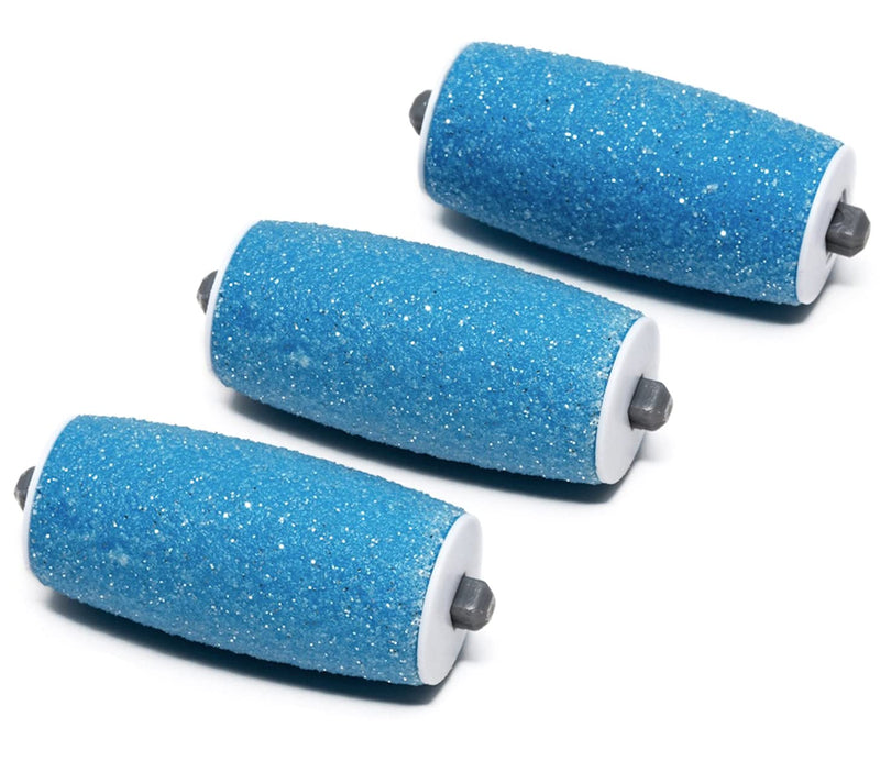 [Australia] - Own Harmony Extra Coarse 3 Refill Rollers Best Fit for Electric Callus Remover CR900 - Foot Care for Healthy Feet - Pedicure File Tools - Replacement 3 Pack Extra Coarse (Blue) Blue - Extra Coarse 