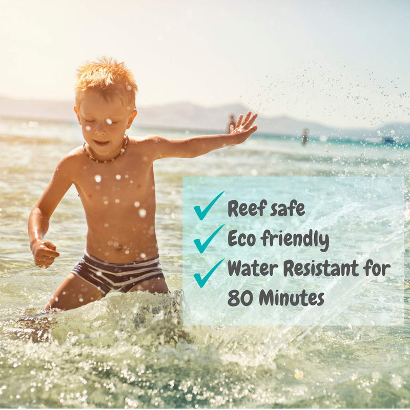 [Australia] - TotLogic Natural Mineral Sunscreen For Kids SPF 30, 3 oz | Biodegradable Reef Safe Zinc Oxide Organic Sunblock For The Whole Family | Hypoallergenic, Water Resistant 