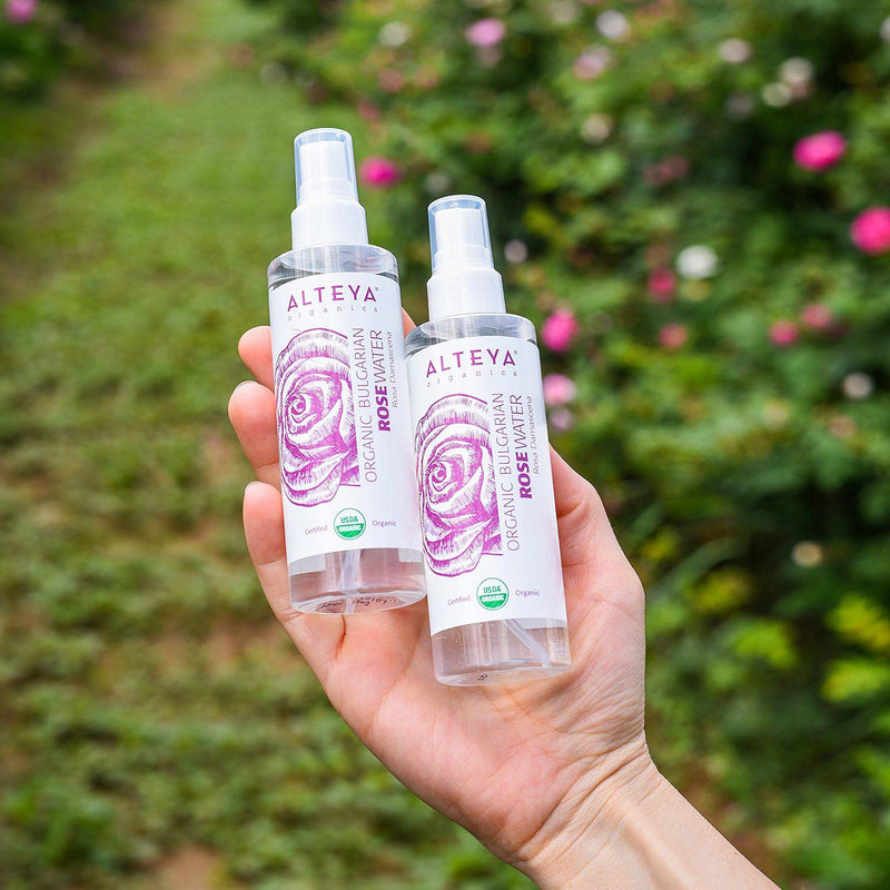 [Australia] - Alteya Organic Rose Water Spray 100ml - 100% USDA Certified Organic Authentic Pure Natural Rosa Damascena Flower Water Steam-Distilled and Sold Directly by the Rose Grower Alteya Organics 