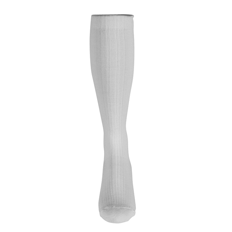 [Australia] - Truform Compression Socks, 10-20 mmHg, Ladies Gym Socks, Knee High Over Calf Length, White, X-Large X-Large (1 Pair) 