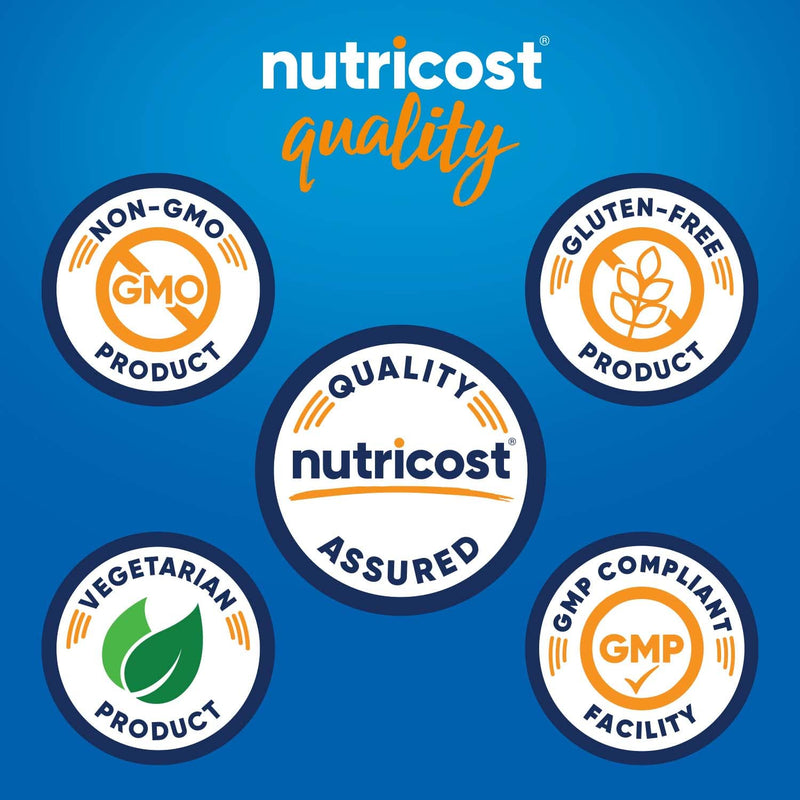 [Australia] - Nutricost L-Proline 1000mg, 180 Capsules (90 Servings) - 500mg Per Cap, Non-GMO, Gluten Free 