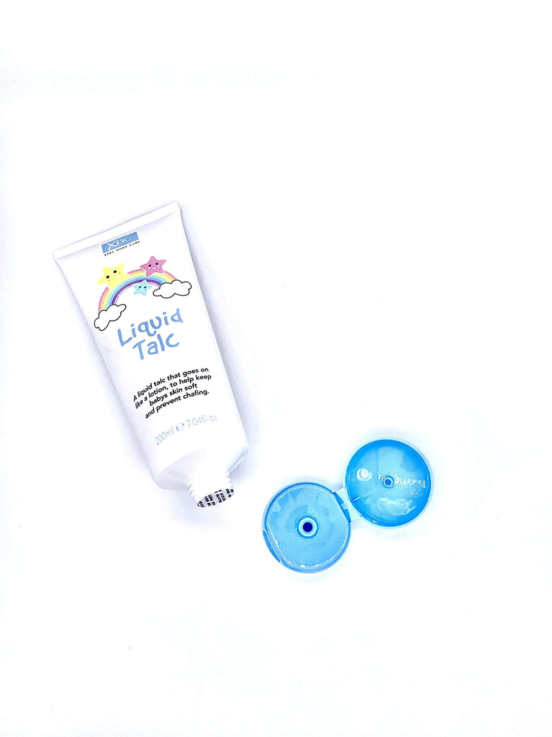 [Australia] - XBC Liquid Talc Bundle - 3 x 200g Tubes. A Liquid Talc That Goes On Like A Lotion. Keeps Babys Skin Soft and Prevents Chafing 
