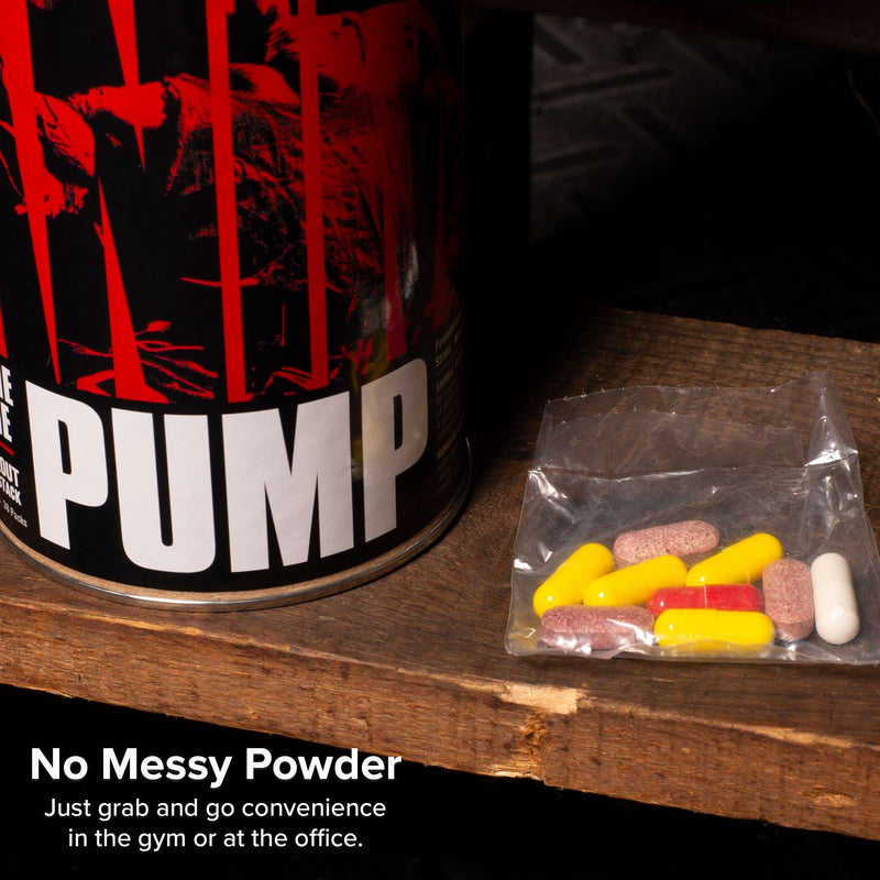 [Australia] - Animal Pump – Preworkout - Vein Popping Pumps – Energy and Focus – Creatine – Nitric Oxide – Easy to Remove Stimulant Pill for Anytime Workouts – 30 Packs 