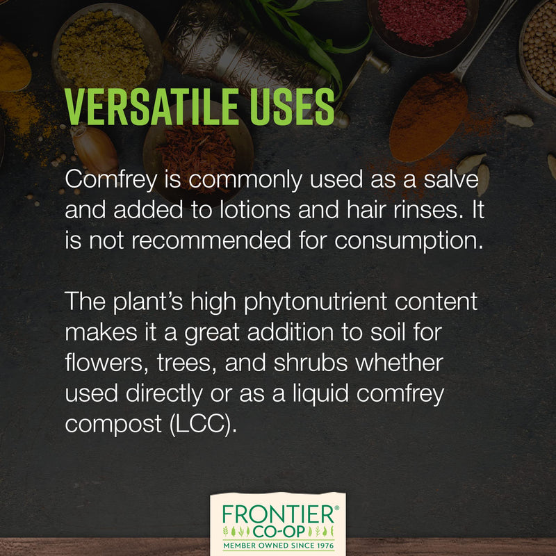 [Australia] - Frontier Co-op Organic Cut & Sifted Comfrey Leaf 1lb 