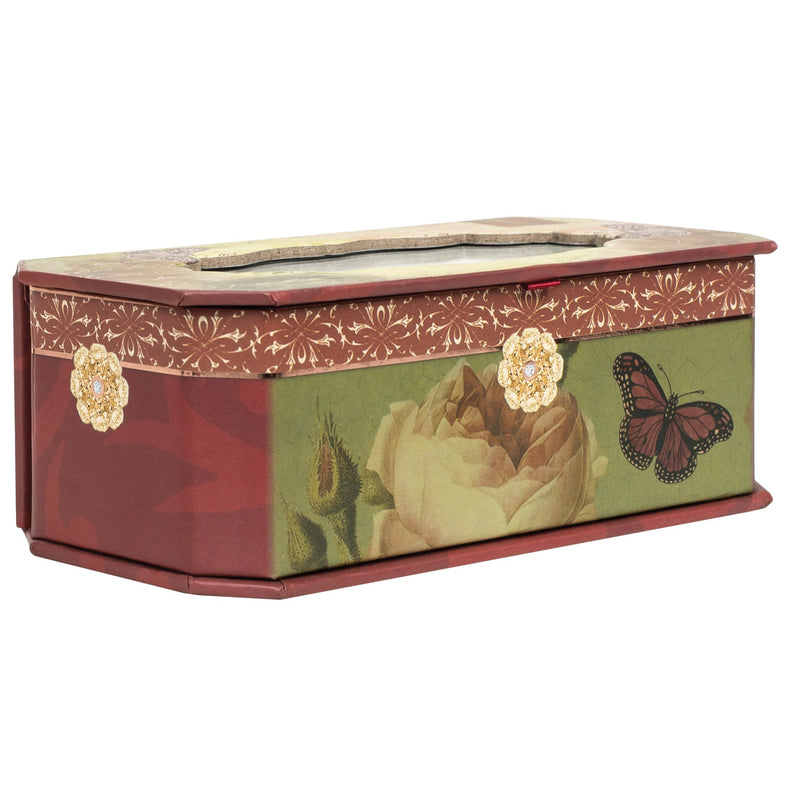 [Australia] - Cottage Garden Special Person Belle Papier Petite Musical Jewelry Box with Vintage Finish Plays Amazing Grace 