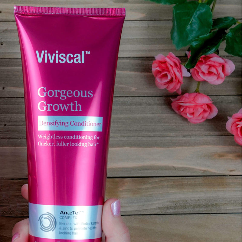[Australia] - Viviscal Gorgeous Growth Densifying Conditioner for Thicker, Fuller Hair | Ana:Tel Proprietary Complex with Keratin, Biotin, Zinc | 8.45 Ounce 