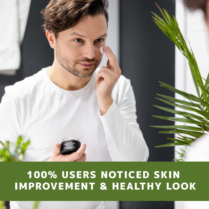 [Australia] - Orientana - Natural Face Cream For Men | Bamboo And Ginseng | Anti-Ageing Face Cream | Regenerates Nourishes Moisturizes | Smoothes & Reduces Wrinkles - 50g 