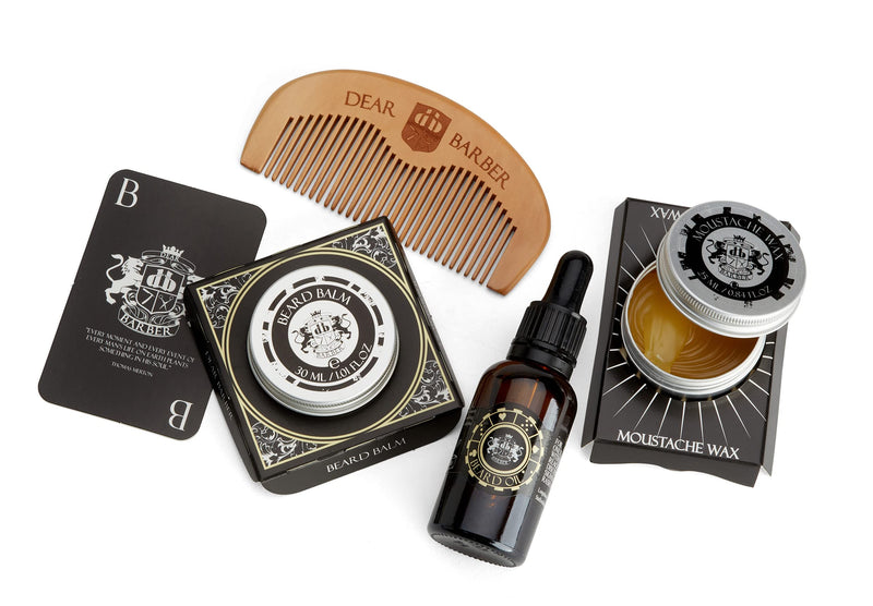 [Australia] - Dear Barber Moustache Wax, Flexible, Easy Styling Strong Hold, Protects Skin Conditions Hair, Keep Hold All Day, 25ml 