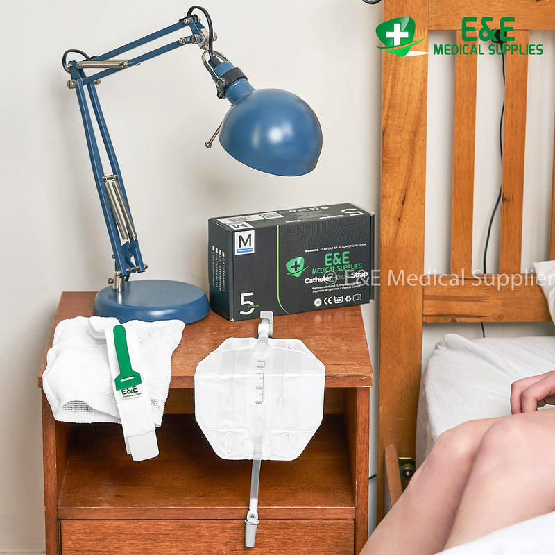 [Australia] - 1Pc Urine Leg Bag 500ml Long Tube - Lever Tap Valve - Fabric Back – Sterile Drainage Leg Bag 1Pc Urine Leg Bag 500ml Long Tube 