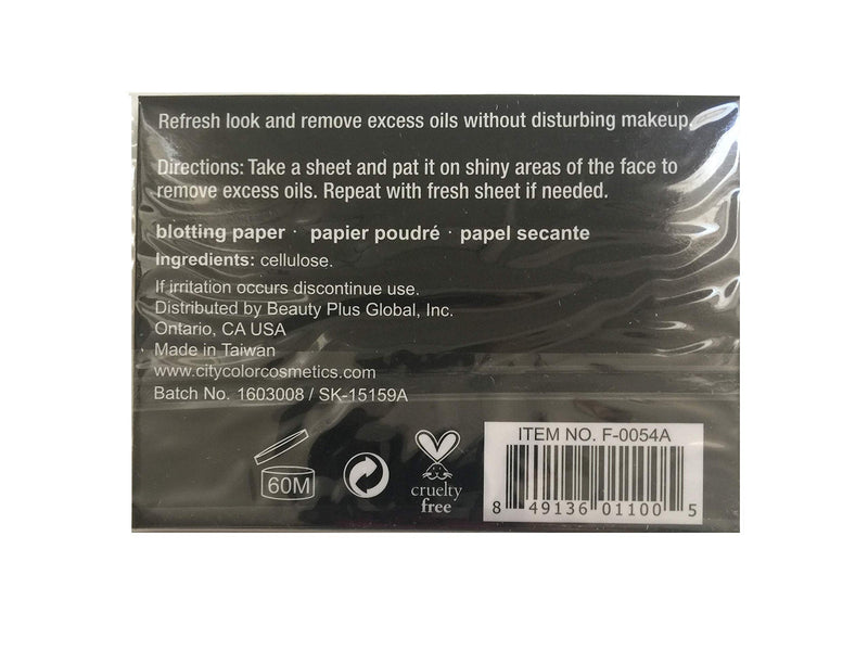 [Australia] - Oil Abosorbing Blotting Papers 