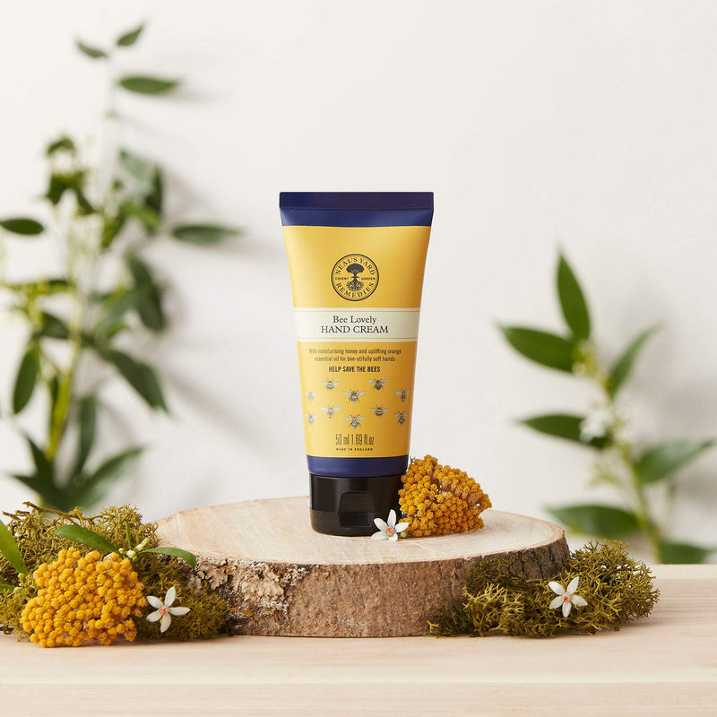 [Australia] - Neal's Yard Remedies Bee Lovely Duo - Discovered Beautifully Scented Hands - Hand Wash and Hand Cream - 3% of Sales go to Save The Bees Charity 2 Piece Set 