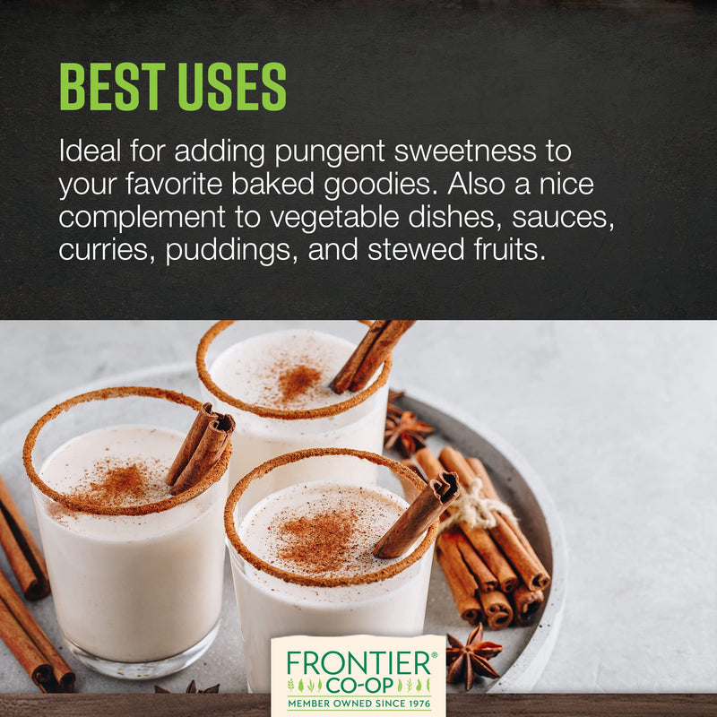 [Australia] - Frontier Co-op Organic Fair Trade Ground Ceylon Cinnamon 5.57oz 5.57 Ounce (Pack of 1) 