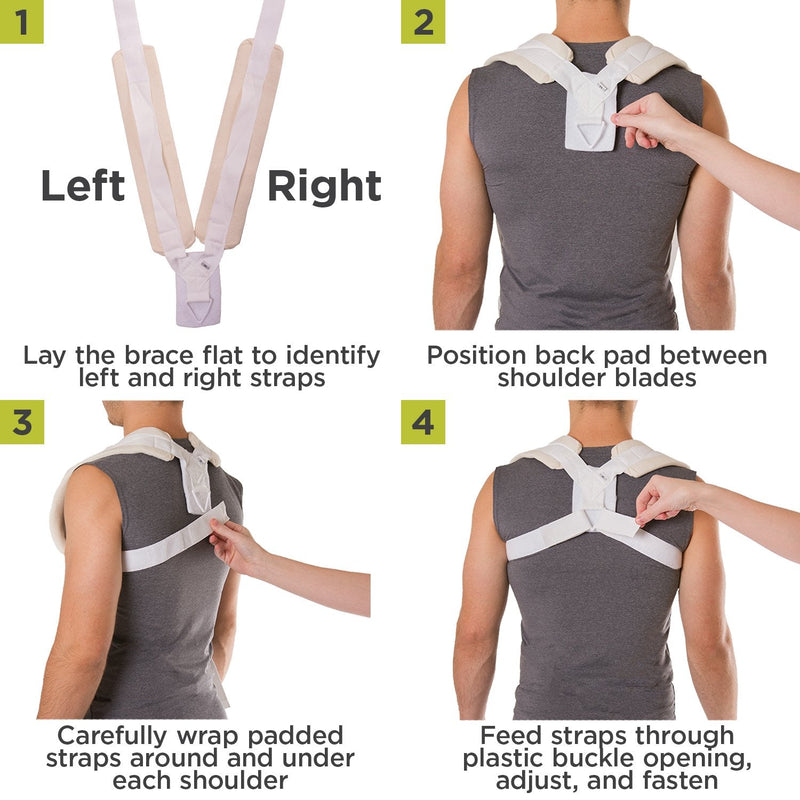 [Australia] - BraceAbility Figure 8 Clavicle Brace & Posture Corrector | Broken Collarbone Sling for Injuries & Fractures, Shoulder Support Strap for Upper Back Straightening (XL) X-Large (Pack of 1) 