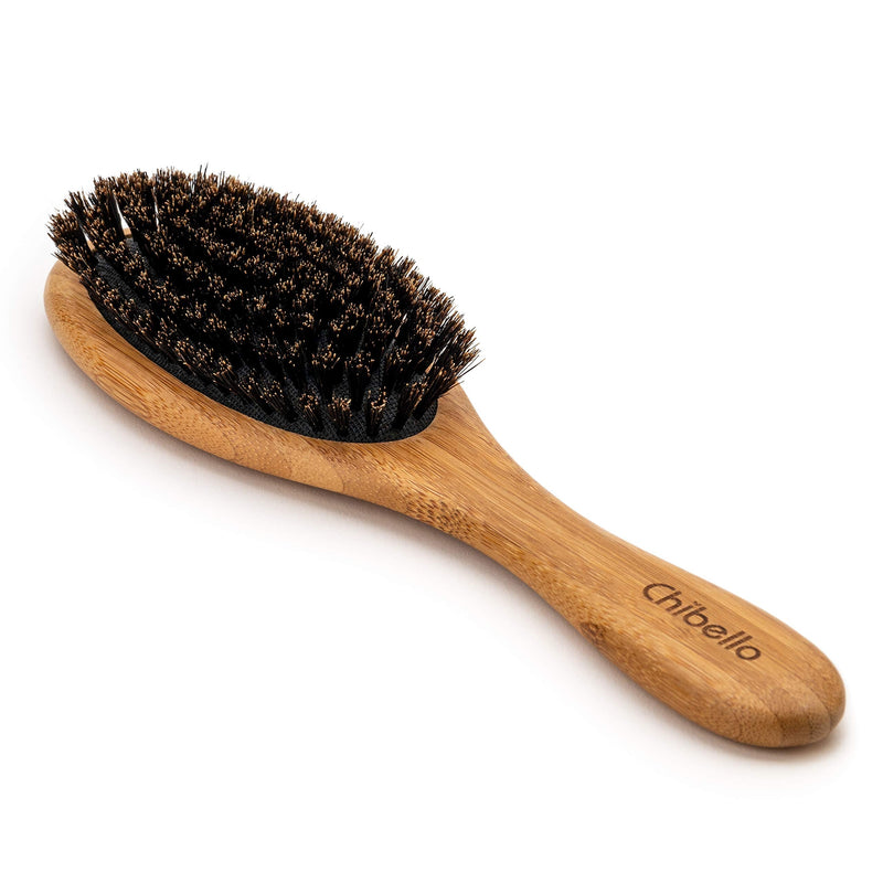[Australia] - Boar Bristle Hair Brush Set - Work Best for Thin, Short and Fine Hair. Designed for Women, Men and Kids. Add Healthy Shine, Improve Texture, Reduce Frizz. Wood Detangler Comb 