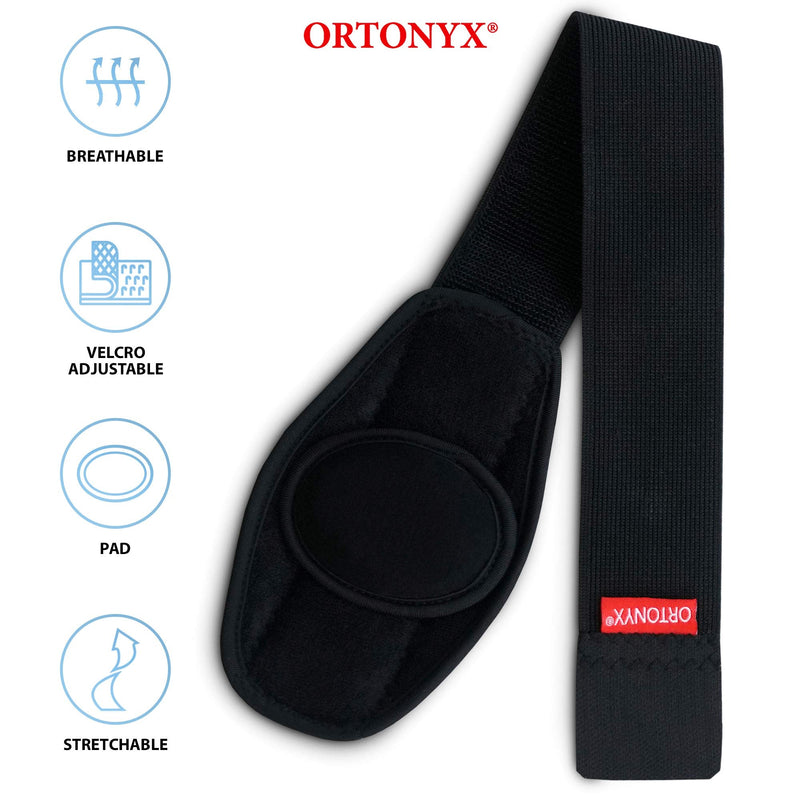 [Australia] - ORTONYX Baby Umbilical Hernia Belt - OX350 Medium (Pack of 1) Black 