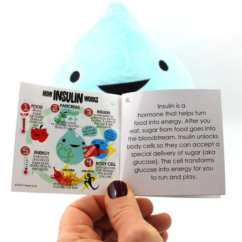 [Australia] - I Heart Guts Insulin Plush Toy - Insulin for The Win - Stuffed Pillow Diabetes Gift 