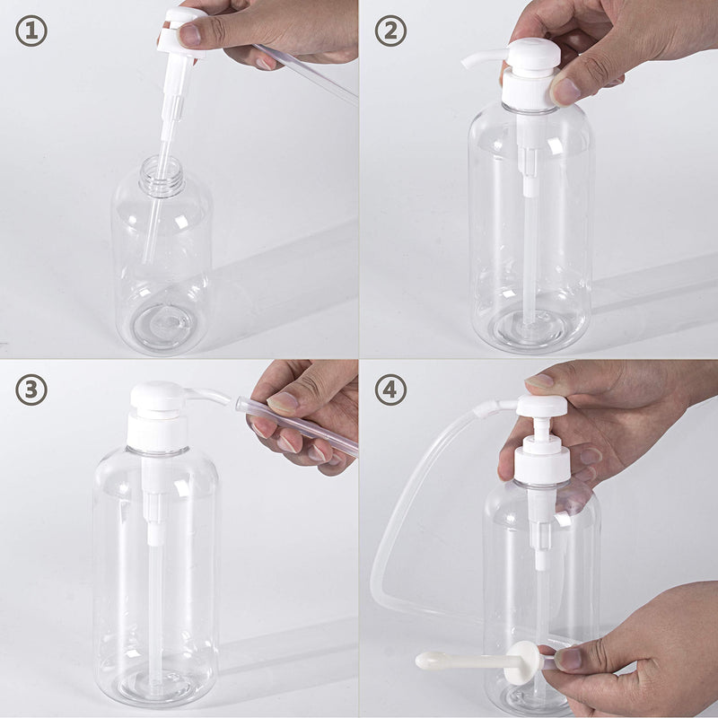 [Australia] - Abyclean Enema Bottle Kit for Men Anal Douche Vagina Cleaning Kit Reusable Manual Pressure Enemas for Women (600ml Press) 600ml 