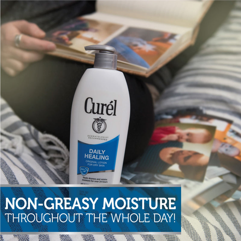 [Australia] - Curél Daily Healing Body Lotion for Dry Skin, Hand and Body Moisturizer Repairs Dry Skin and Retains Moisture, with Advanced Ceramides Complex, 20 Ounce DAILY HEALING FOR DRY SKIN 20 Fl Oz (Pack of 1) 