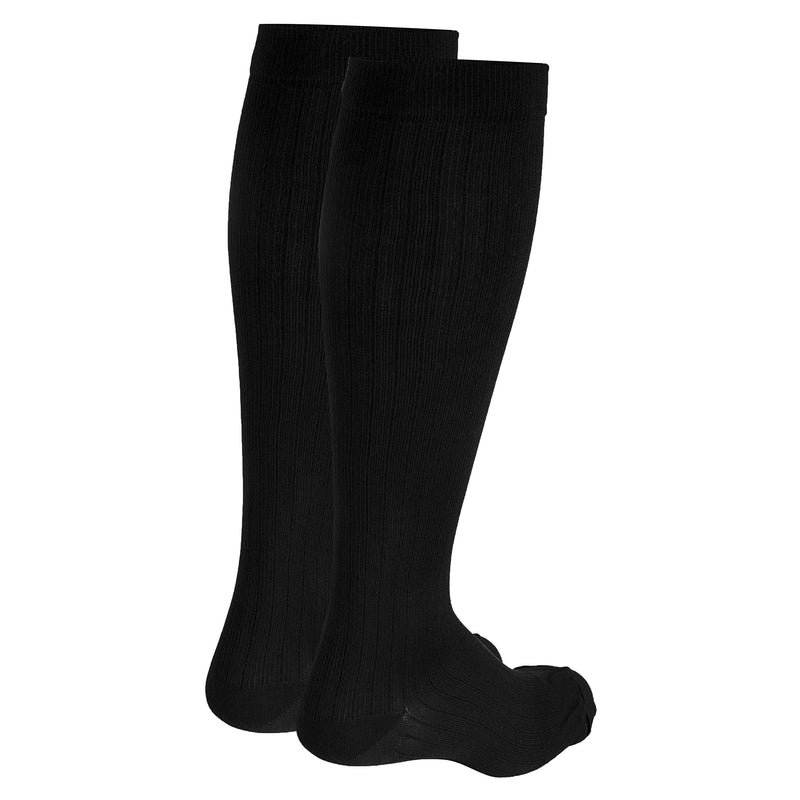 [Australia] - Truform Compression Socks, 8-15 mmHg, Men's Dress Socks, Knee High Over Calf Length, Black, X-Large (8-15 mmHg) X-Large (1 Pair) 