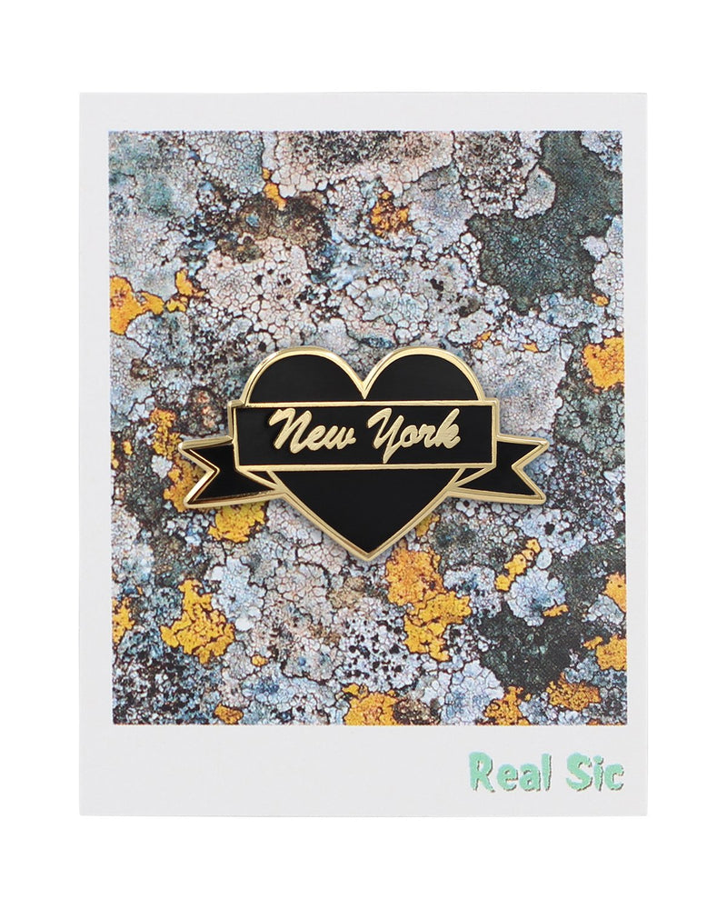 [Australia] - New York Enamel Pin by Real Sic - NYC Lapel Pin - I Love New York Souvenir Pin for Jackets, Backpacks, Bags, Hats & Tops 