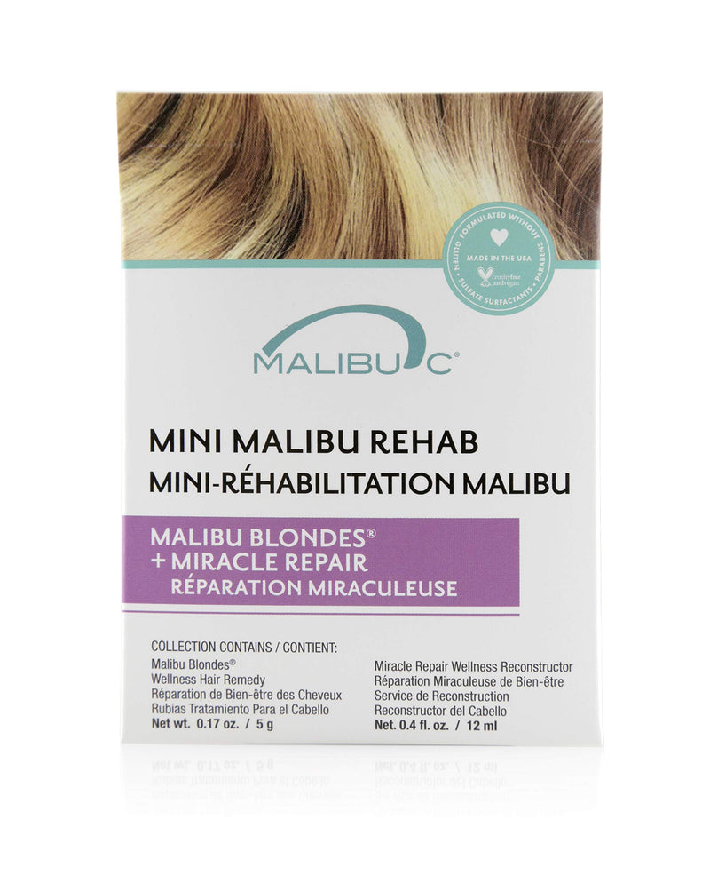 [Australia] - Malibu C Mini Malibu Rehab Malibu Blondes and Miracle Repair Set 