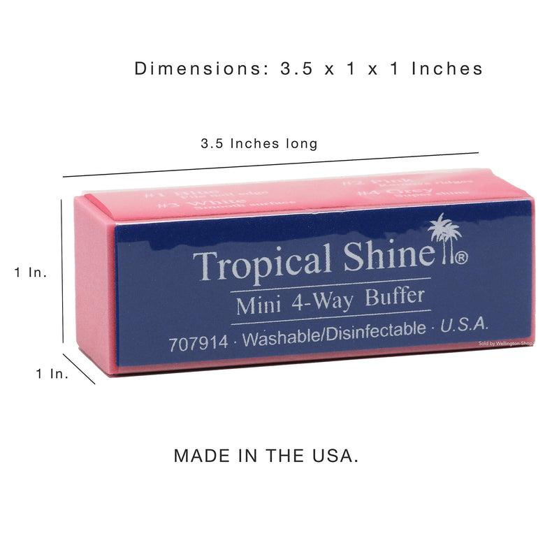[Australia] - Tropical Shine Mini 4-Way Nail Buffer Block 2 piece 