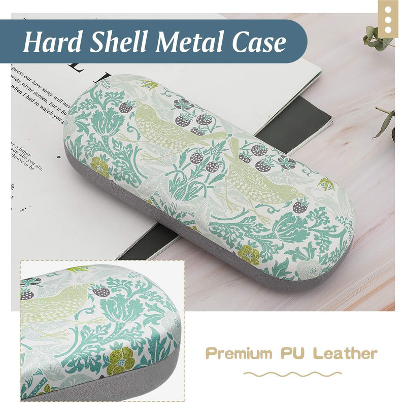 [Australia] - MoKo Hard Eyeglass Case, Hard Shell Sunglasses Case Anti-Scratch Eyeglasses Bag Portable Eyeglasses Holder Box Eyeglass Case for Women Men Bird 