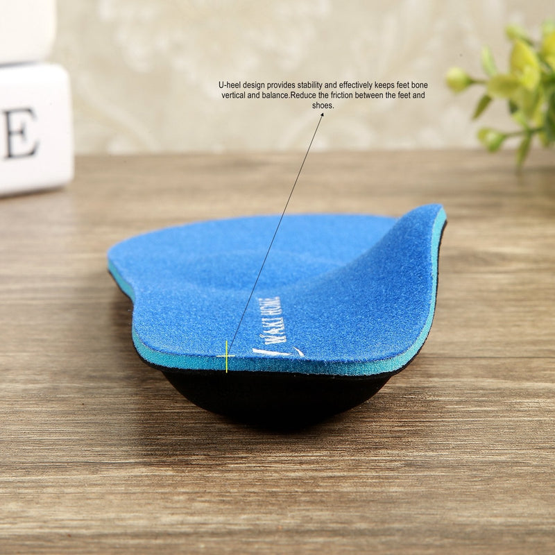 [Australia] - WAKI HOME Orthotics Insoles/Inserts/Pads with Arch Supports for Flat Feet,Plantar Fasciitis,Feet Pain,Pronation,Metatarsal Support for Men and Women Blue US Men 8---Women 10-10 1/2 (10.63")(270MM) 