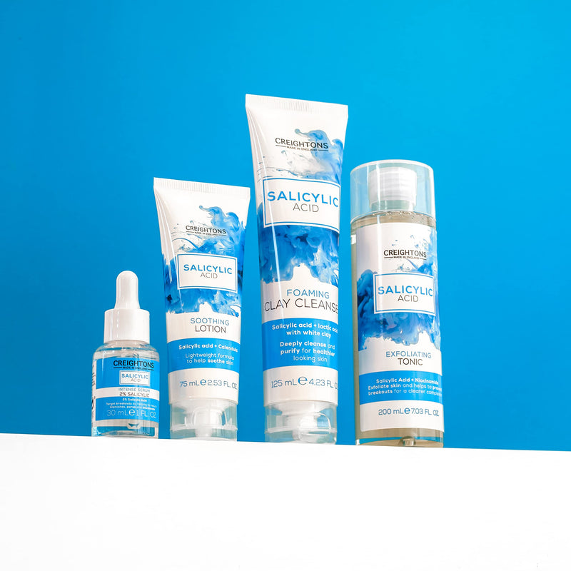 [Australia] - Creightons Salicylic Acid Exfoliating Tonic (200 ml) - Salicylic Acid (1%) & Niacinamide (1%), exfoliates skin and helps to prevent breakouts for a clearer complexion. Dermatologically tested 