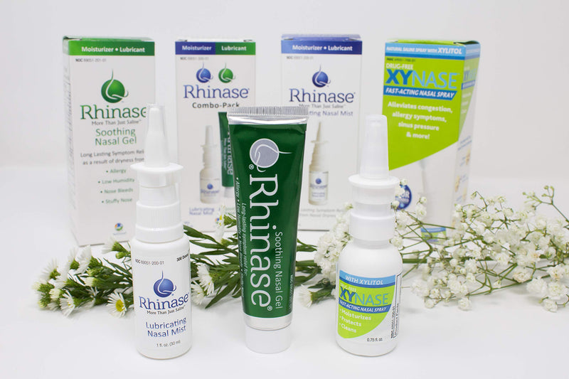 [Australia] - Rhinase Allergy Relief Lubricating Nasal Gel – Steroid Free, Dual Wetting Agent & Salt Formulation (1 oz.) for Nasal Dryness Nosebleeds Saline Gel for Nose 
