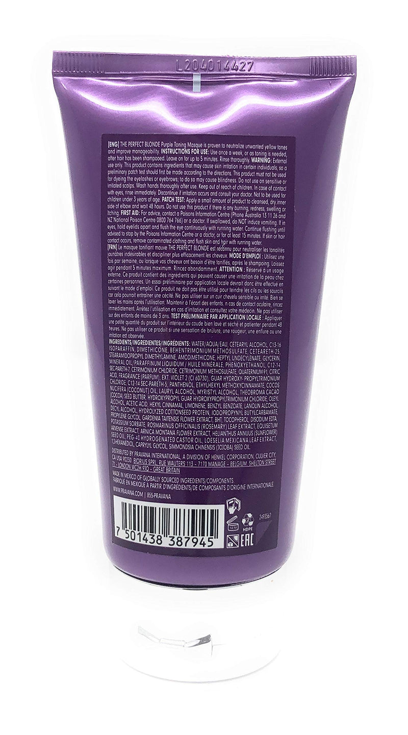 [Australia] - PRAVANA THE PERFECT BLONDE Purple Toning Masque 5 Oz by Pravana 