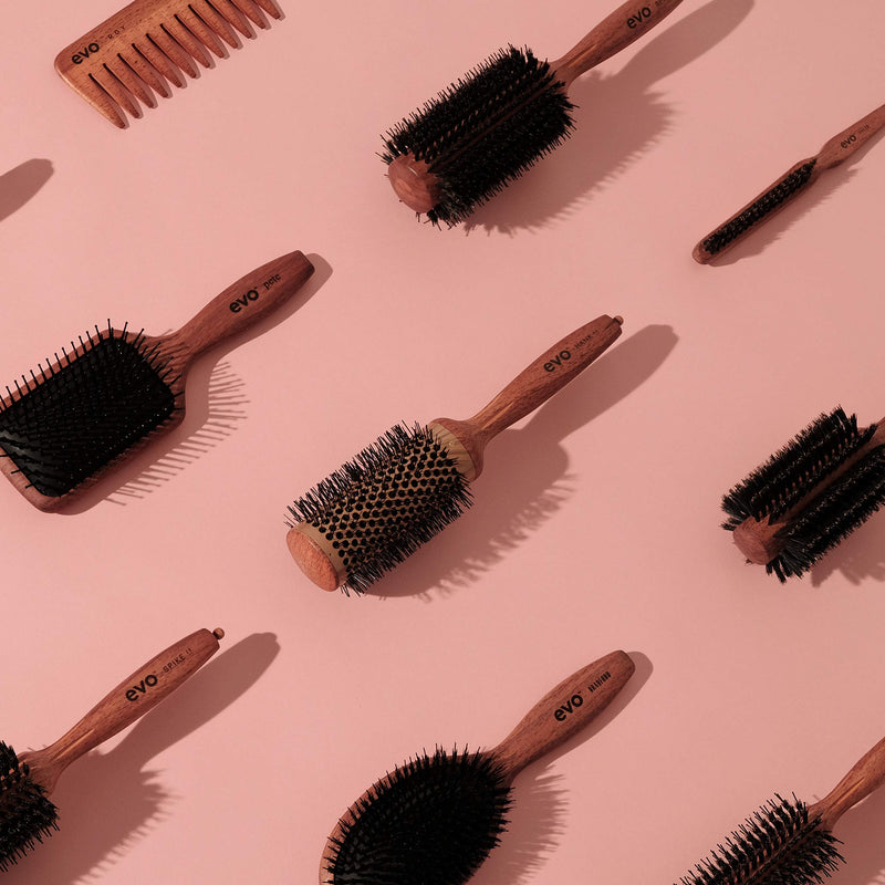 [Australia] - EVO Bruce Natural Bristle Radial Hair Brush, 22mm Bruce 22 