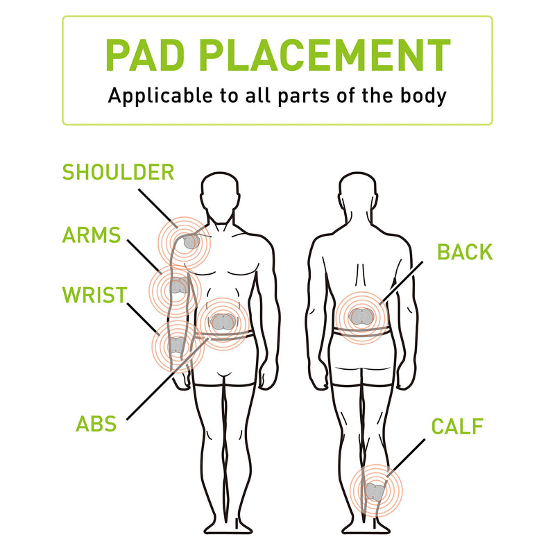 [Australia] - TENS MAKER Gel Pads, Adhesive Gel Pad for Tens Unit Smart Stimulator Wireless Machine, Good for Muscle Workout and Pain Relief Therapy, Portable Device for Abs Exercise Electro Trainer Belt 