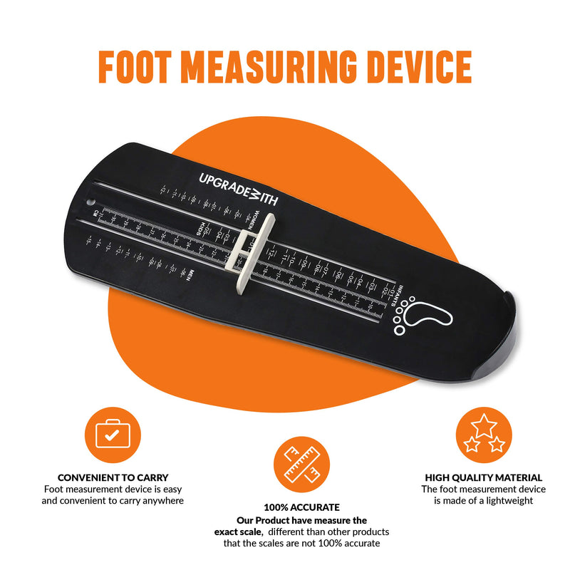 [Australia] - UpgradeWith Foot Measuring Device | Shoe Feet Measuring Ruler Sizer for Infants Kids Men Women Adults | Perfect Measurement for All Sizes |US Standard Shoe Size 