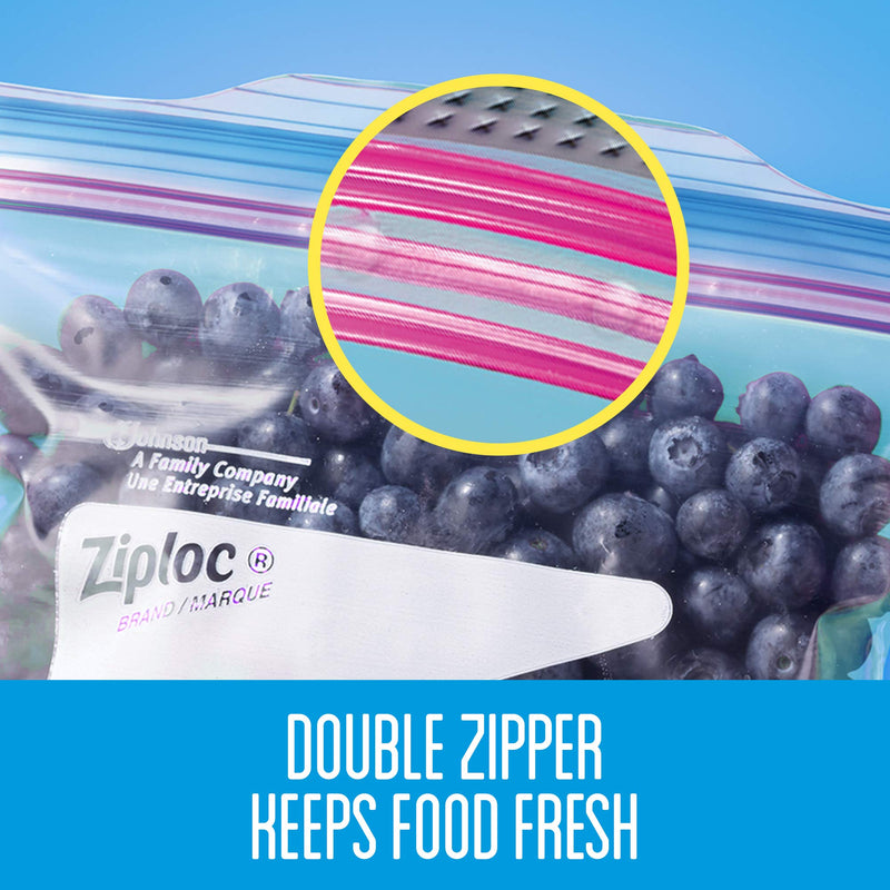 [Australia] - Ziploc Freezer Bags with New Grip 'n Seal Technology, Gallon, 28 Count 