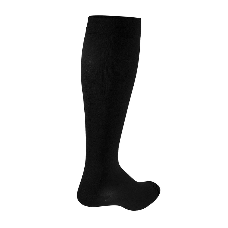[Australia] - Truform HMNA 9808 Compression Stockings, Regular 15-20 mmHg, Below Knee BK, Men or Women, Closed Toe, Black, 3X-Large 3X-Large (Size F) 