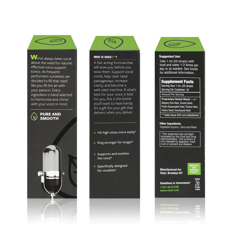 [Australia] - Voice37 - Vocal Remedy for Singers - All Natural Vocal Booster - Mucus Expectorant - Soothes and Relieves Hoarseness - Enhance Your Singing and Speaking - 2 oz 