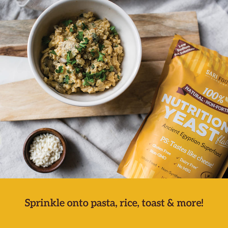 [Australia] - Non Fortified Nutritional Yeast Flakes, Whole Foods Based Protein Powder, Vegan, Gluten Free, Vitamin B Complex, Beta-glucans and All 18 Amino Acids (8 oz.) Original 8 Ounce (Pack of 1) 