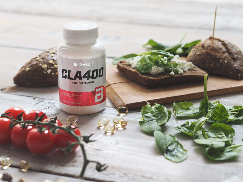 [Australia] - BioTechUSA CLA 400, Conjugated linoleic Acid containing Food Supplement softgel Capsules, 80 softgel Capsules 